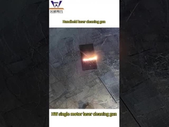 ปืนเลเซอร์กําจัดสนิมมือ 2000w สําหรับกําจัดคราบสี มีใบรับรอง CE