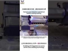 เครื่องเชื่อมเลเซอร์ HanWei YAG พร้อมการป้อนกลับเชิงลบด้านพลังงานสำหรับแบตเตอรี่ทรงกระบอก