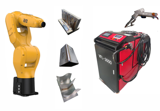 เครื่องปั่นเลเซอร์โลหะ 3000W ด้วยระบบควบคุม PLC ด้วยจอสัมผัส